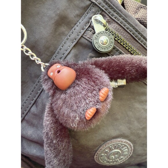 Kipling Eleva Convertible Crossbody Tote Bag Purse Black Spacious - Picture 10 of 10